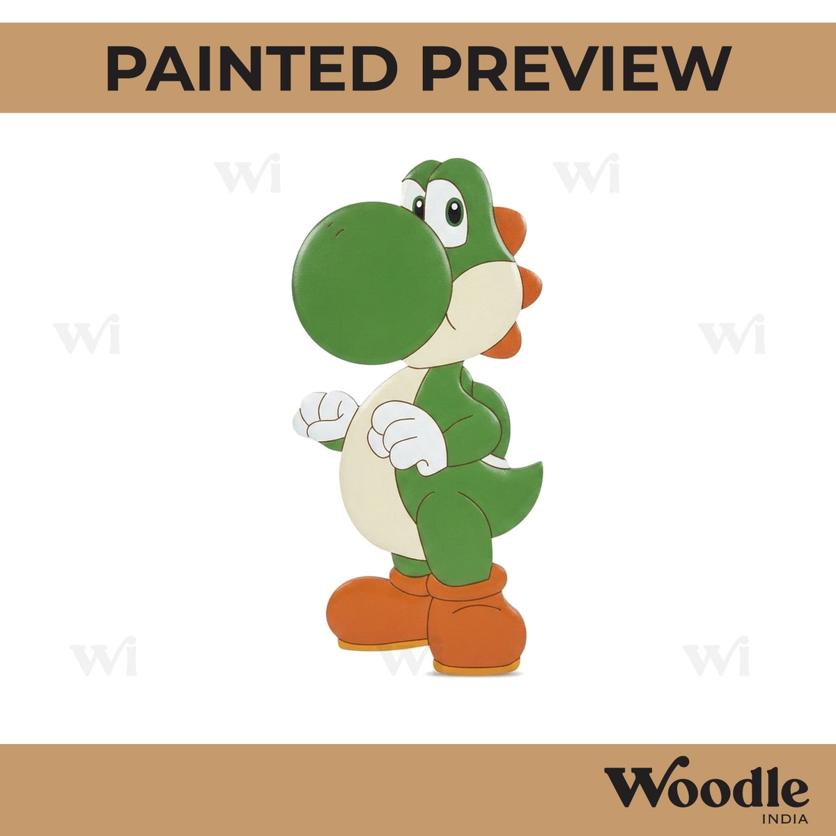 Yoshi Mario Pre Marked MDF Design 1