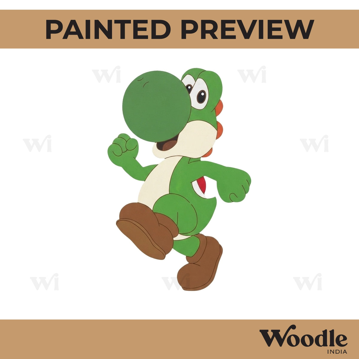Yoshi Mario Pre Marked MDF Design 2