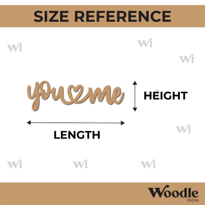 You Love Me Cutout MDF Design 1