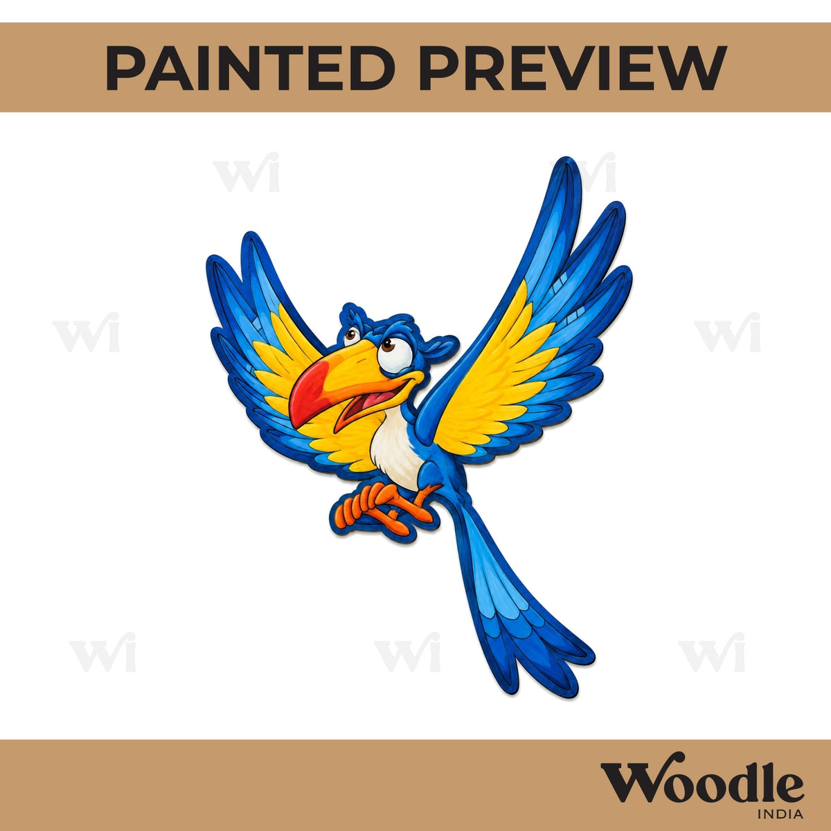 Zazu Hornbill The Lion King Pre Marked MDF Design 1
