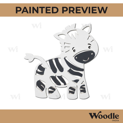 Zebra Cutout MDF Design 1