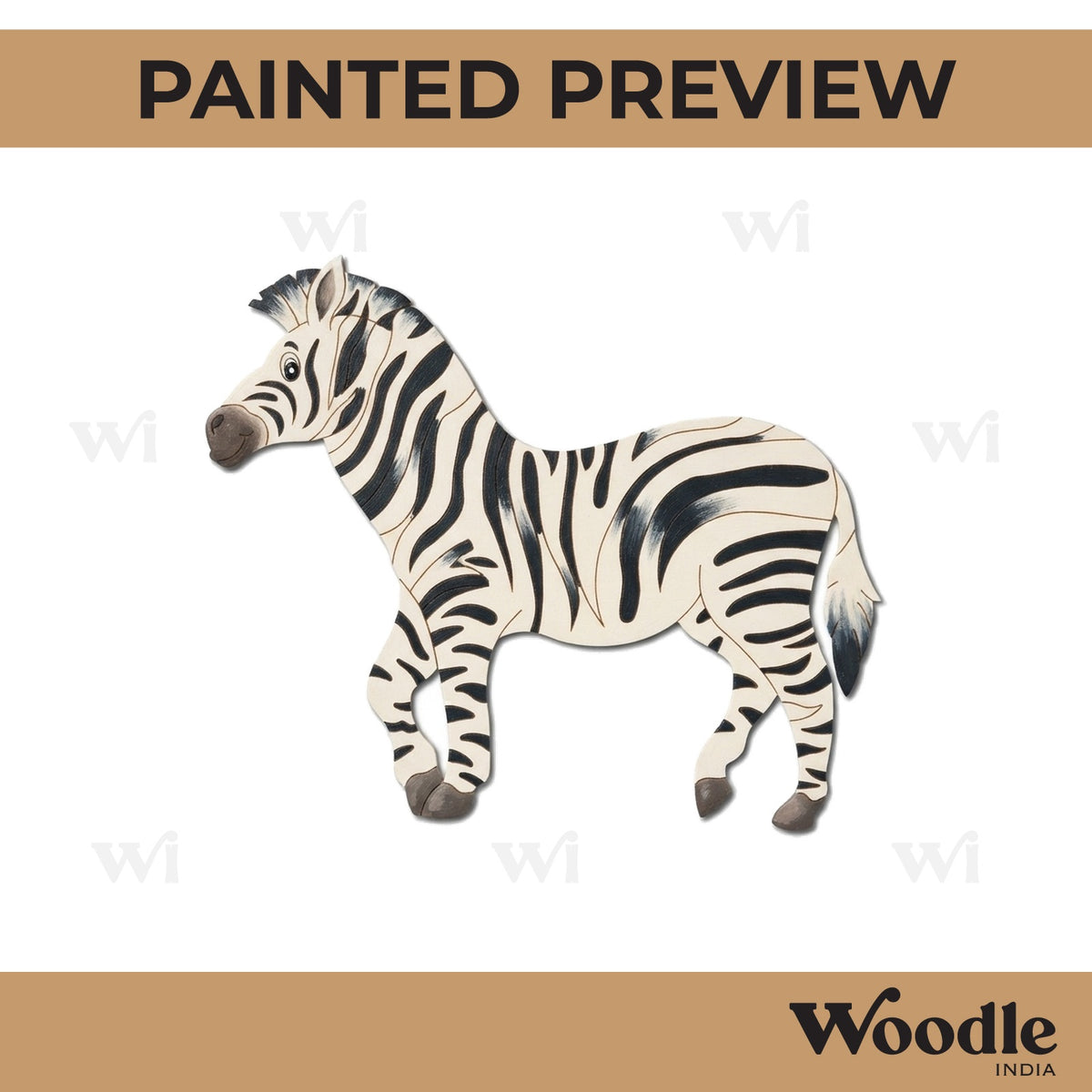 Zebra Pre Marked MDF Design 4
