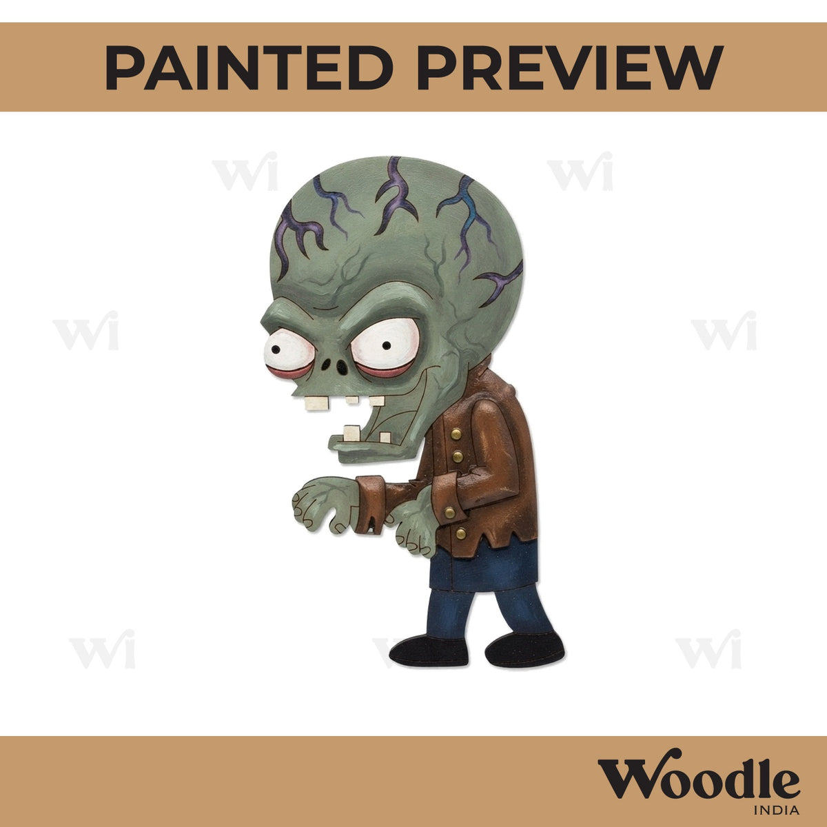 Zombie Pre Marked MDF Design 2