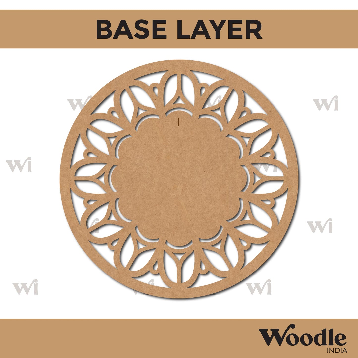 Diya Tealight Holder MDF Design 40