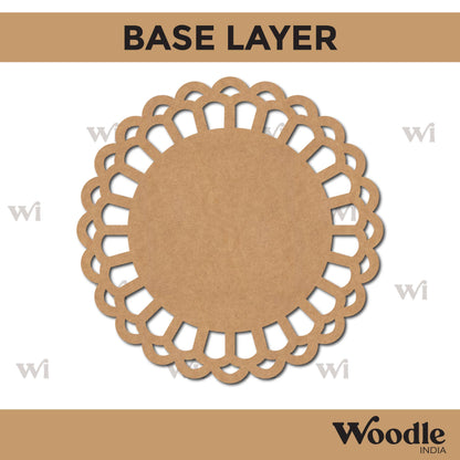 Diya Tealight Holder MDF Design 60
