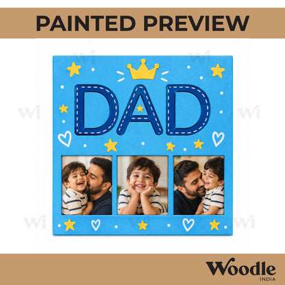 Dad Base Cutout MDF Design 1