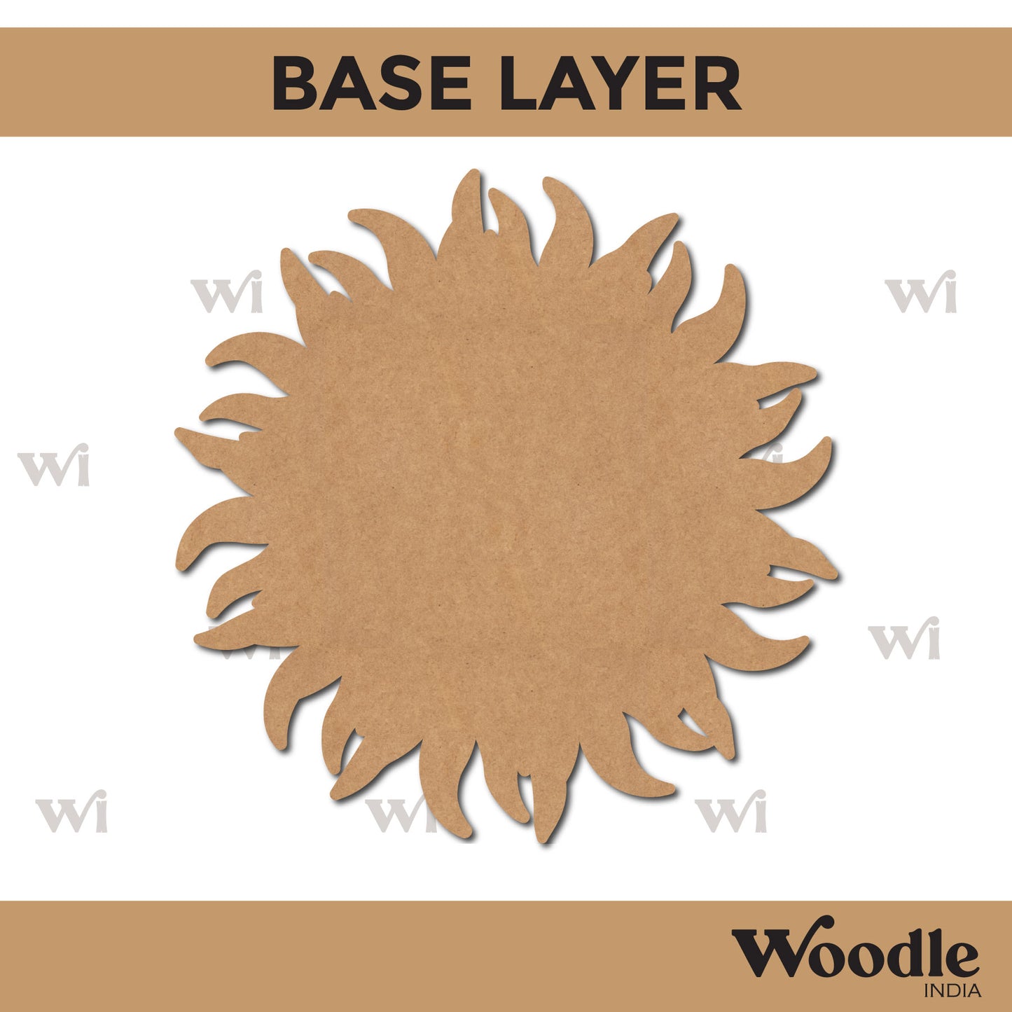 Diya Tealight Holder MDF Design 54