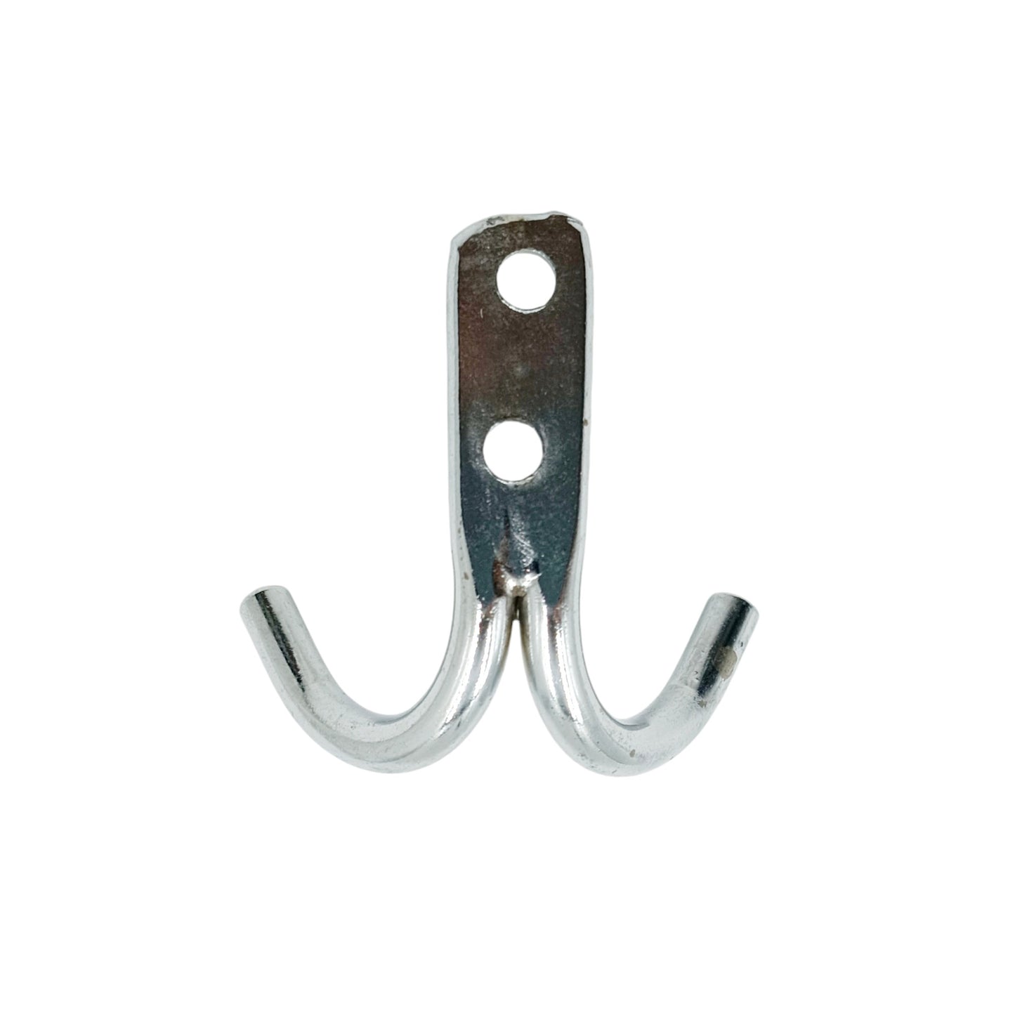 J Type Two Hook Stainless Steel Silver